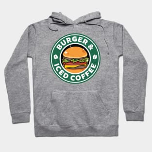 Burger and Iced Coffee Hoodie